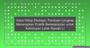 Gaya Hidup Ekologis
