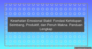 Kesehatan Emosional Stabil