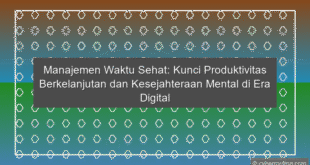 Manajemen Waktu Sehat