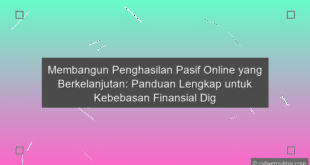 Penghasilan Pasif Online