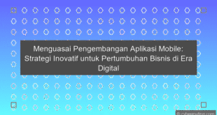 Pengembangan Aplikasi Mobile