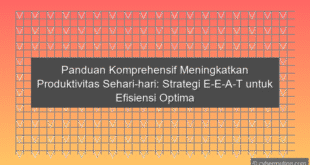 Produktivitas Sehari Hari