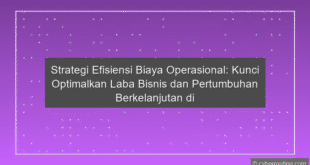 Efisiensi Biaya Operasional