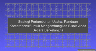 Strategi Pertumbuhan Usaha