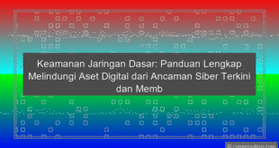Keamanan Jaringan Dasar