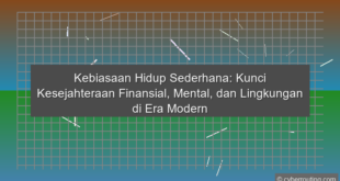 Kebiasaan Hidup Sederhana