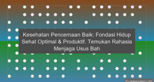 Kesehatan Pencernaan Baik