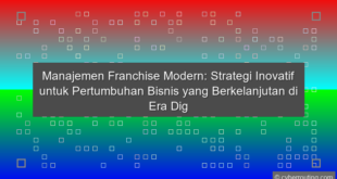 Manajemen Franchise Modern