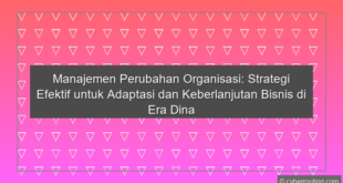 Manajemen Perubahan Organisasi