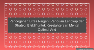 Pencegahan Stres Ringan