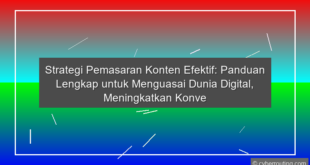 Strategi Pemasaran Konten