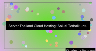desain server thailand cloud hosting
