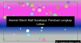 alamat hitech mall surabaya