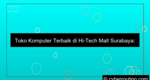 toko komputer di hi tech mall surabaya