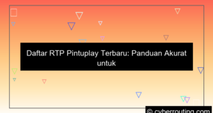 daftar rtp pintuplay