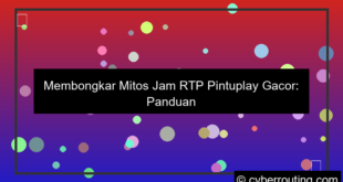 jam rtp pintuplay gacor