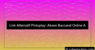 ilustrasi link alternatif pintuplay baccarat online