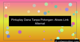 desain link alternatif pintuplay dana tanpa potongan