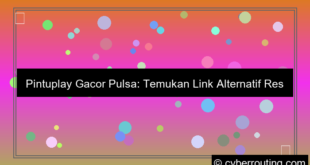 link alternatif pintuplay gacor pulsa