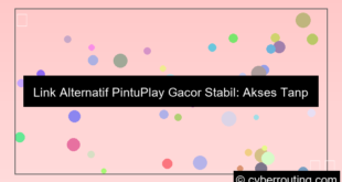 ilustrasi link alternatif pintuplay gacor stabil