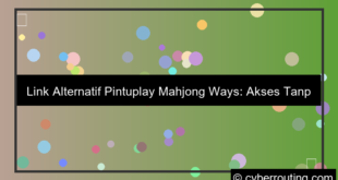 link alternatif pintuplay mahjong ways