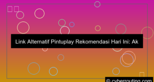 link alternatif pintuplay rekomendasi hari ini
