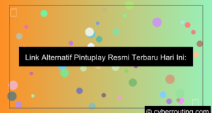 link alternatif pintuplay resmi terbaru hari ini