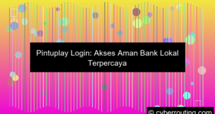 grafik pintuplay login bank lokal terpercaya
