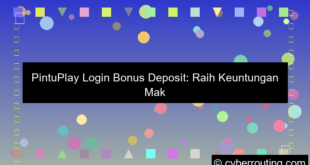 pintuplay login bonus deposit