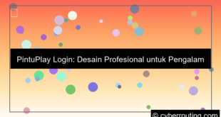 pintuplay login desain profesional