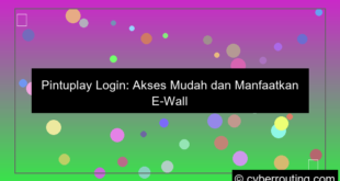 pintuplay login e wallet lengkap