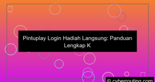 ilustrasi pintuplay login hadiah langsung