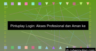 pintuplay login layanan profesional