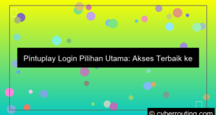 ilustrasi pintuplay login pilihan utama