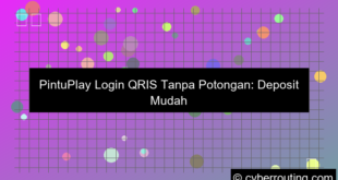 pintuplay login qris tanpa potongan