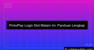 ilustrasi pintuplay login slot malam ini