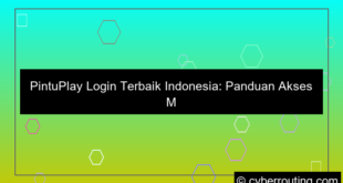 pintuplay login terbaik indonesia