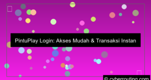 desain pintuplay login transaksi instan