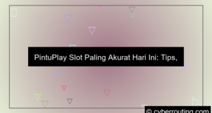 pintuplay slot paling akurat hari ini