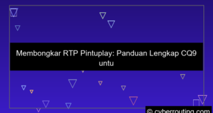 ilustrasi rtp pintuplay cq9
