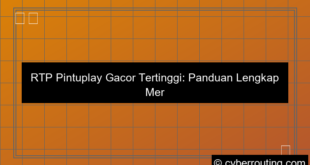 rtp pintuplay gacor tertinggi