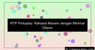 rtp pintuplay minimal 100k