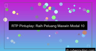 rtp pintuplay minimal 10k