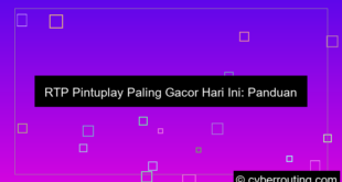rtp pintuplay paling gacor hari ini