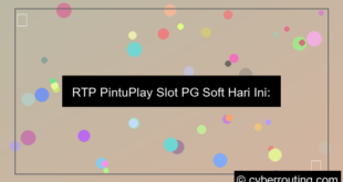 rtp pintuplay slot pg soft hari ini
