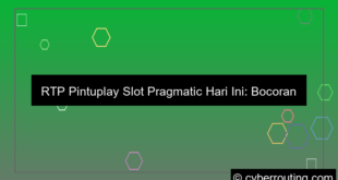 rtp pintuplay slot pragmatic hari ini