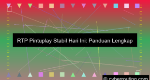 rtp pintuplay stabil hari ini