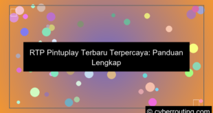 rtp pintuplay terbaru terpercaya