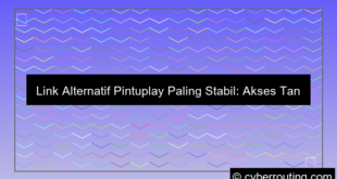 link alternatif pintuplay paling stabil