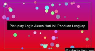 visual pintuplay login akses hari ini